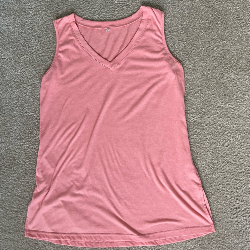 Sampeel Long Coral Tank Top